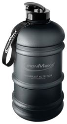 IronMaxx Water Gallon - Matt Deep Black 2200ml | Senza BPA e DEHP | Borraccia ermetica con scala graduata | Disponibile in vari colori – perfetta per sport, lavoro e uso quotidiano