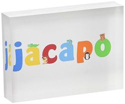 Little Helper LHV-JACOPO-515BLK-15IT baby- / doop cadeau-idee, personaliseerbaar met de naam Jacopo 7.4 x 10.5 x 2 cm Veelkleurig.