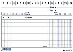 Edipro E3129VE - Tarjetas de 2 columnas (100 unidades, 10,5 x 15 cm), color verde