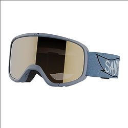 Salomon Rio Masque de Ski Unisexe pour Enfant, Champ de Vision Élargi, Idéal pour le Ski et le Snowboard, Bleu, Taille Unique