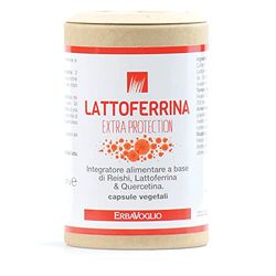 Integratore alimentare - Utile per le naturali difese dell'organismo- a base di Reishi, Lattoferrina e Quercetina, completamente naturali e altamente biodisponibili - 60 capsule