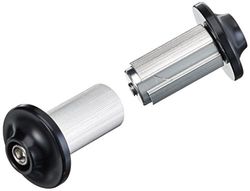 Point 13539400 Embout de guidon Aluminium A visser Noir