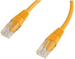 Pro Signal CCAPLEAD 15MYELLOW RJ45 Ethernet Patch Lead with CCA Conductor, 15m, Yellow