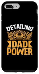 Custodia per iPhone 7 Plus/8 Plus Detailing Dad Power Auto Car Detailer Cars Padre