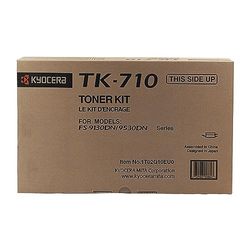 Kyocera tonerkassett TK-710 K – SVART – 40 000 sidor ultrahög kapacitet äkta premiumskrivartoner – 1T02G10EU0 – 0T2G10EU – för FS-9130DN/FS-9530DN