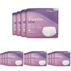 Amazon Basic Care Lady Pants Plus Large – 28 Count (16 Packs of 7), White