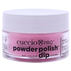 Cuccio Bright Pink w Gold Mica Dipping Powder 14g, bright pink with gold