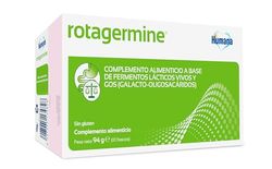 Rotagermine, complemento alimenticio a base de probióticos y fibras prebióticas para el equilibrio de la flora intestinal, 10 viales