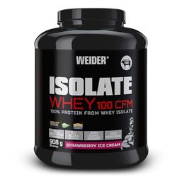 Weider Isolate Whey 100 CFM Mix Protéines avec Isolat de Protéines de Lactosérum sans Aspartame, Cookies & Cream, 908 g, 1 Unité