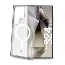 Celly Custodia per cellulare bianco trasparente Galaxy S24 Ultra