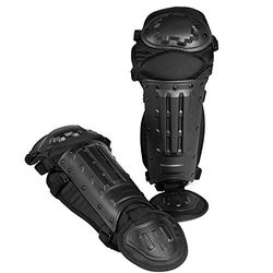 Mil-Tec Unisex – vuxen, anti-RIOT, benskydd, svart, en storlek