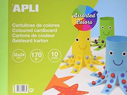 APLI 14483 - Assorted Card Pad 32 x 24 cm 10 Sheets