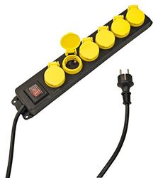 Tayg Rallonge d'alimentation 2P + T 6 bases en caoutchouc (IP-44)