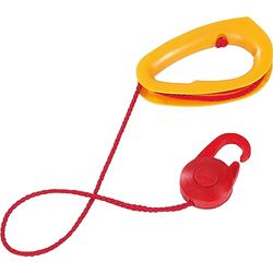 BIG-Bobby-Car Touw - sleeptouw met handvat en oprolrol, geschikt voor BIG-glijvoertuigen met trekhaak, Bobby-Car accessoires, trekkoord, 172 cm