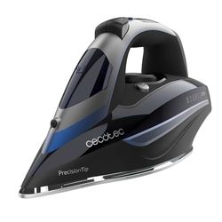 Cecotec Plancha Horizontal con Bomba IronHero 3200 i-Pump Anodized. 3200 W, Tecnología Power Steam, Golpe de Vapor 285 g/min, Suela Turbo Anodized Pro, Sistema Antigoteo, Cyclo Clean, Auto Off
