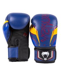 Venum VENUM-04260-405-14oz, Guanti da Boxe Unisex Adulto, Blu o Giallo, 14 Oz