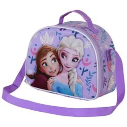 Disney Unisex Kid's 3D Lunch Bag, Lilac Frozen 2