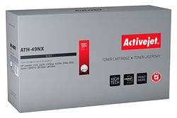 Activejet ATH-49NX toner for HP printer; HP 49X Q5949X Canon CRG-708H replacement; Supreme; 6000 pages; black