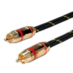 ROLINE GOLD Cavo collegamento RCA simplex m/m rosso 5 m