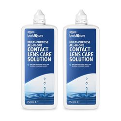 Amazon Basic Care All-in-One Contact Lens Solution 2 x 250 ml