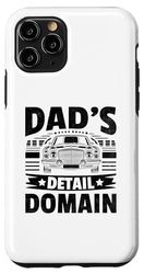 Carcasa para iPhone 11 Pro Dad's Detail Domain Auto Detailing Car Detailer Coches Padre