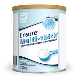 Abbott Nutrition Ensure Multi-Thick, Addensante Alimentare Istantaneo per Cibi e Bevande, Gusto Neutro, Formato 250 g