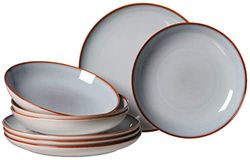 Portofino - Set da 8 pezzi, colore: Grigio