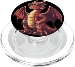 Cool Dragon Outfit con gafas de sol para niños y niñas PopSockets PopGrip para MagSafe