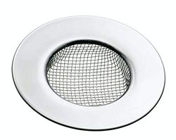 Kitchen Craft Filtro de lavatório de aço inoxidável, 7,5 cm