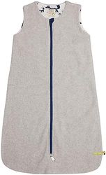 högljudd + stolt Baby Wendeschlafsack fleece, GOTS Zertifiziert småbarn sovande, silver, 98/104, SILVER, 3-4 År