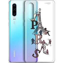 Caseink fodral för Huawei P30 (6.1) Gel HD [ ny kollektion - mjuk - stötskyddad - tryckt i Frankrike] snygg Paris