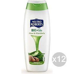 ROBERTS Set 12 Bagno 500 Naturale Aloe Mandorle% Cura E Pulizia del Corpo, Multicolore, Unica