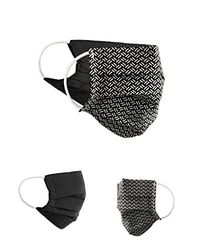 Community Masks 2-pack set unisex makeshift mask reversible mouth protection mask mouth and nose protection reversible mask with print cotton BCI washable