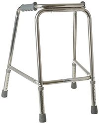 Aidapt Ultra Narrow Paediatric Adjustable Height Aluminium Lightweight Walking Frame with Anti Slip Ferrule Feet to Aid Stability and Confidence When Walking Aid
