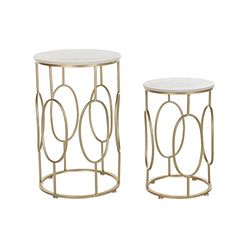 DKD Home Decor Lot de 2 Tables de Chevet, Estándar