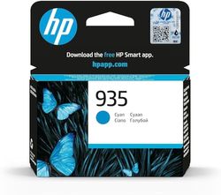 HP 935 Ciano, C2P20AE, Cartuccia Originale HP da 400 Pagine, Compatibile con Stampanti HP OfficeJet 6820; OfficeJet Pro 6230 e 6830