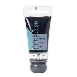 Sizzix 664558 Effectz - Pintura acrílica mate (60 ml), color negro