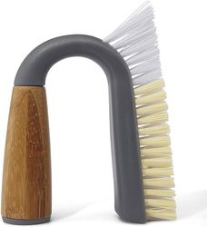 Full Circle Grunge Buster Grout and Tile Brush Grey FC11125GY, Bamboo, 11 x 3.8 x 14 cm
