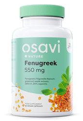Osavi Fenugreek 550 mg – 60 Vegan Capsules | Standardized Fenugreek Seed Extract for Healthy Blood Glucose Levels | Supports Normal Blood Sugar Regulation