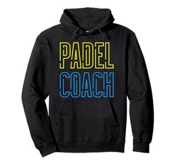 Padel Coach Maestro Istruttore Padel Felpa con Cappuccio