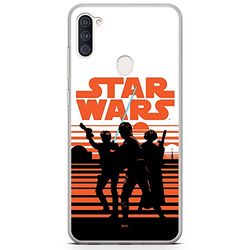 ERT GROUP mobiltelefonfodral för Samsung A03S originalt och officiellt licensierat Star Wars mönster 026 optimalt anpassad till formen på mobiltelefonen, gedeeltelijk transparant