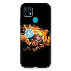 Cokitec fodral för Oppo A15 Manga Naruto svart flerfärgad