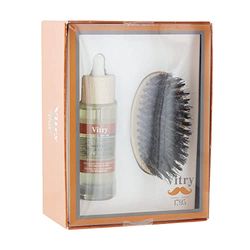 Vitry Caja De Aceite Para El Cuidado De La Barba Con Cepillo Para Barba 30 g