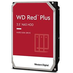 Western Digital WD Raudona Plus 6TB SATA 6 Gb/s 3,5 inch 258 MB interne cache HDD bulk, 2024