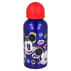 STOR 895657 Flacone in Alluminio Piccolo 400 ml IT´S A Mickey Thing, Multicolore, Estándar