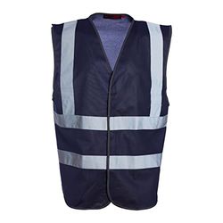 Blackrock Gilet haute visibilité Navy, gilet haute visibilité, haute visibilité, sécurité, réfléchissant, EPI, haute visibilité, sécurité, vêtements de travail, hommes et femme