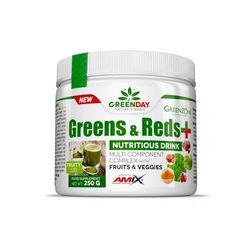 AMIX - Suplemento Alimenticio - Greens & Reds en Formato de 250 gramos - Gran Aporte de Vitaminas y Minerales - Mejora la Salud y Ayuda a Proteger tu Cuerpo