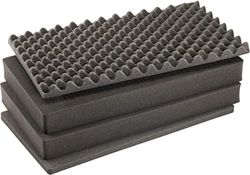 Peli 1605AirFS Replacement Foam Set, Original Air Case Accessory, Compatible Air 1605, Colour: Black