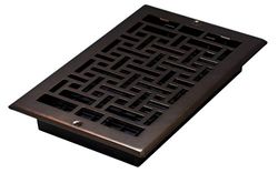 Decor Grates Oriental Wall register, AJL610W-RB