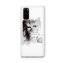 ERT GROUP mobiltelefonfodral för Samsung S20 / S11E originalt och officiellt licensierat Star Wars mönster Chewbacca 004 Vit anpassad till formen på mobiltelefonen, fodral tillverkad av TPU-plast